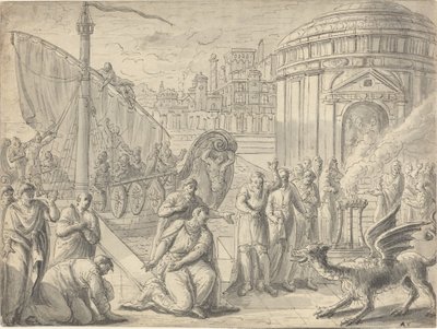 La Llegada de Esculapio a Roma de Francois Boitard