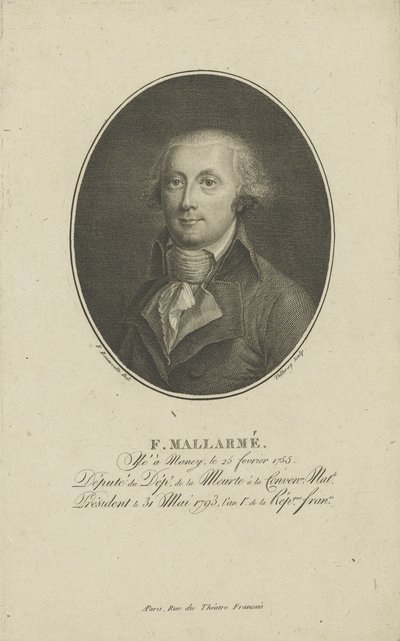 François-René-Augustin Mallarmé 1755-1831, c. 1800 de Francois Bonneville