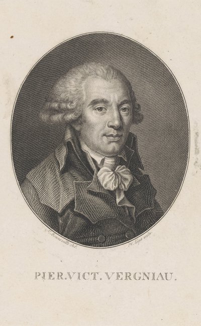 Pierre Victurnien Vergniaud 1753-1793, c. 1800 de Francois Bonneville