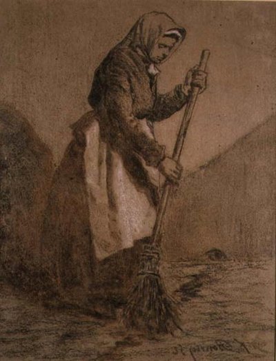 Mujer Barriendo de François Bonvin
