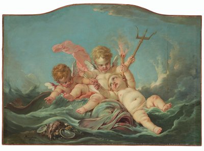 Una alegoría del agua de François Boucher