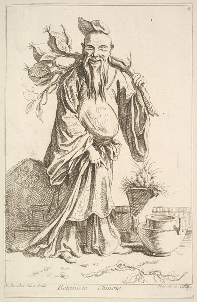 botánico chino de François Boucher