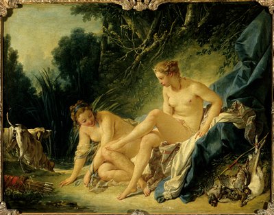 Diana saliendo del baño de François Boucher