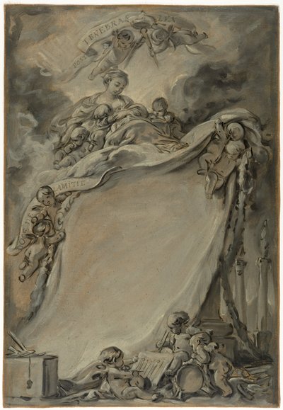 Diploma de los masones de Burdeos de François Boucher
