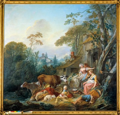 La felicidad en el pueblo de François Boucher