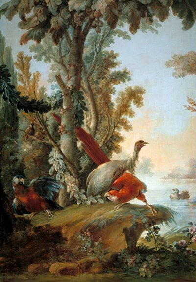 Garzas y loros de François Boucher