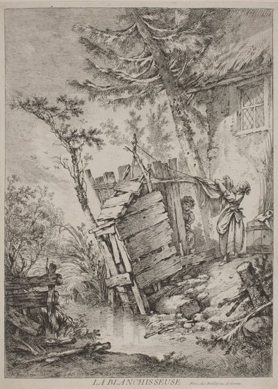 La lavandera de François Boucher