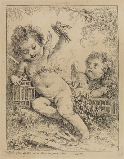 La tórtola enjaulada de François Boucher