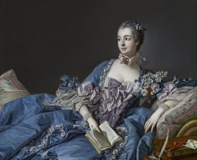 Madame de Pompadour (Jeanne-Antoinette Poisson; 1721-1764) de François Boucher