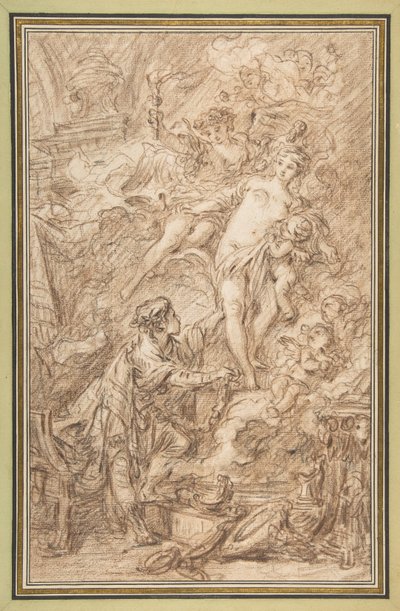 Pigmalión y Galatea de François Boucher