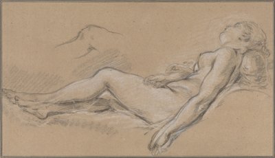 Ninfa recostada de François Boucher