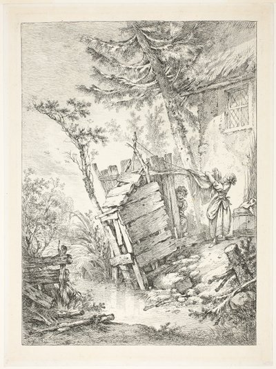 La Lavandera de François Boucher