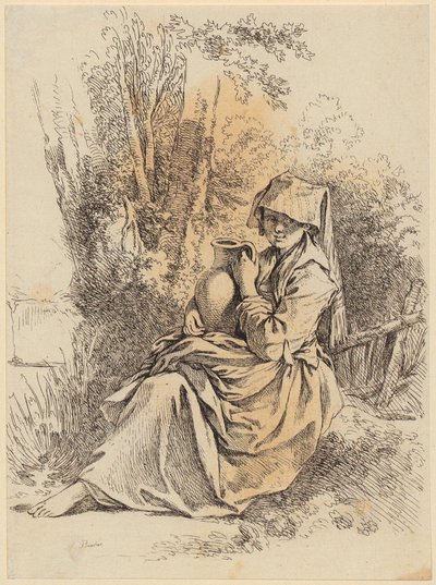 lavandera de François Boucher
