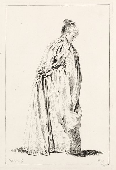 Mujer de Pie de François Boucher