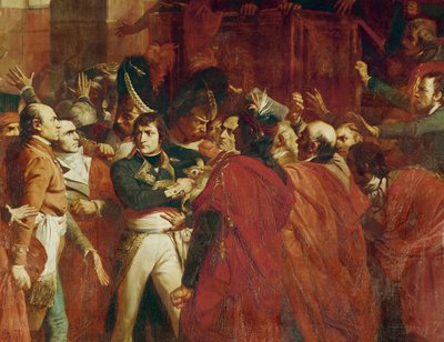 El General Bonaparte en el Conseil des Cinq-cents en St ... de Francois Bouchot