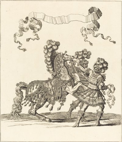 Caballo de mano y palafreneros romanos de Francois Chauveau