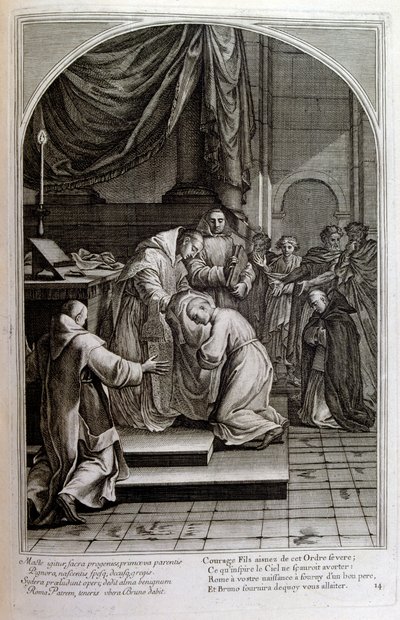 Grabado de François Chauveau 1680 