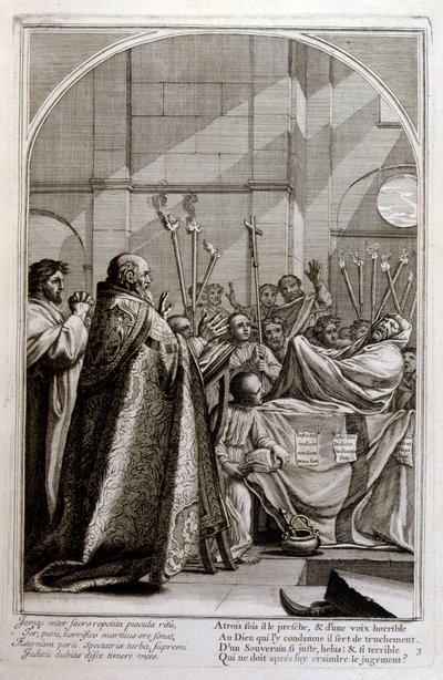 Grabado de François Chauveau 1680 