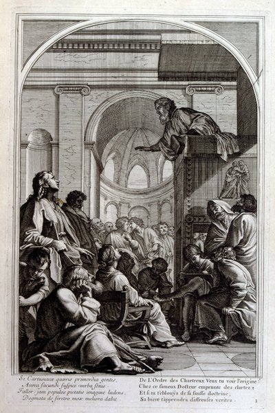 La vida de San Bruno, fundador de la orden de los Cartujos de Francois Chauveau