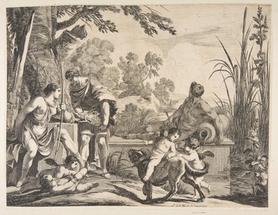 Meleagro y Atalanta de Francois Chauveau