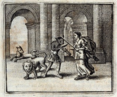 Los compañeros de Ulises. Fábulas de Jean de La Fontaine (1621-95). Ilustración de François Chauveau (1613-1676). Edición de 1728. de Francois Chauveau