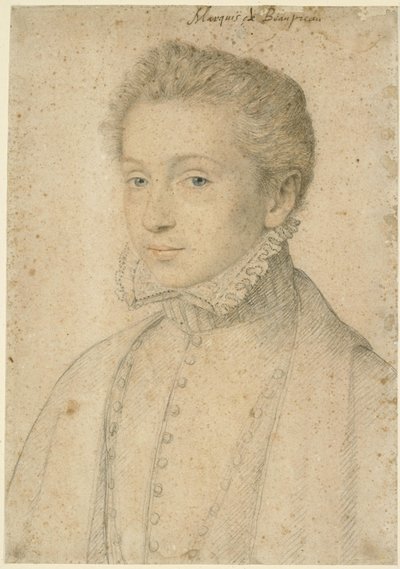 Retrato de Henri de Bourbon, marqués de Beaupréau de François Clouet