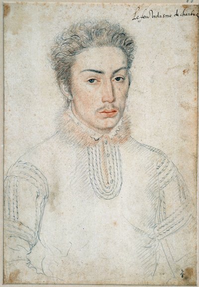 Retrato de Francois de Vendome, vidame de Chartres (1523 - 1560) de François Clouet