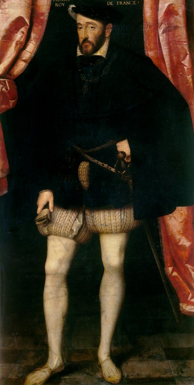 Retrato de Enrique II de Francia de François Clouet