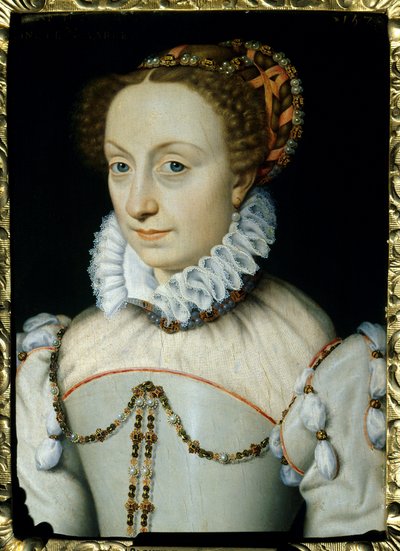 Retrato de Juana de Albret (o Juana III de Albret), Reina de Navarra (1528-1572). Pintura de François Clouet (1515-1572) de François Clouet
