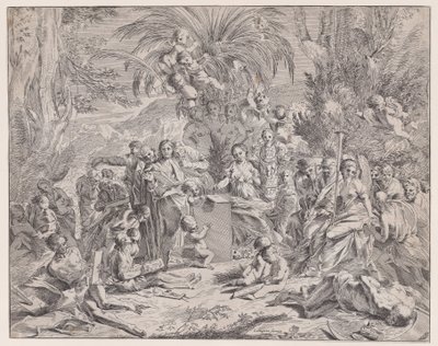 Una alegoría de la pintura de Francois Collignon