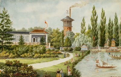 Un Parque de Ocio Fuera de París de Francois Debret