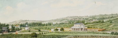 Una estación de tren en las afueras de París de Francois Debret