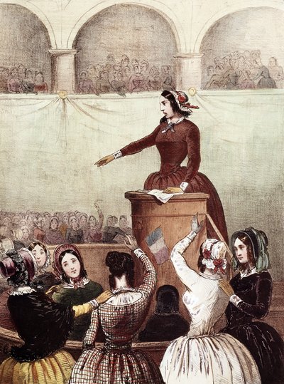 Club de mujeres - 1848 - Club de mujeres de Francois Desire Gosselin