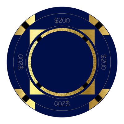 Ficha de póker de Francois Domain