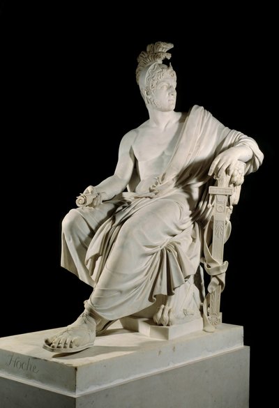 Retrato de Lazare Louis Hoche (1768-1797), general francés de la Revolución. Escultura de François Dominique Aimé Milhomme (1758-1823) de Francois Dominique Aime Milhomme