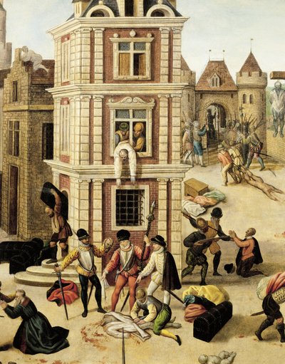 Suiza, Lausana, noche de San Bartolomé, primer plano de Francois Dubois