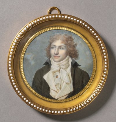 Retrato de un hombre, 1794-1795 de Francois Dumont