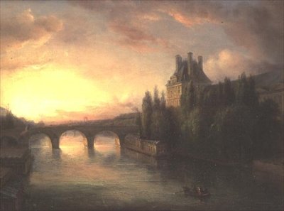 Vista del Sena de Francois Edme Ricois