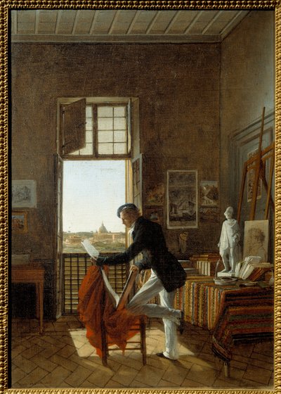 El taller de François Edouard Picot en Villa Médicis de Francois Edouard Picot