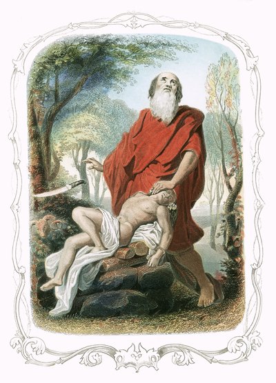 Abraham ofreciendo a Isaac de Francois Feyen Perrin