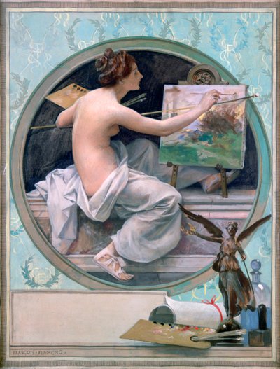Alegoría, 1856-1923 de Francois Flameng