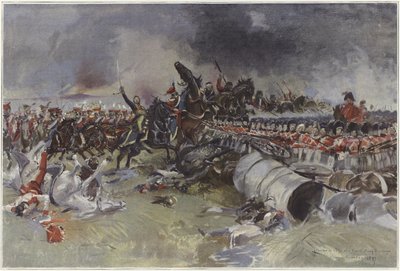 Batalla de Waterloo de Francois Flameng