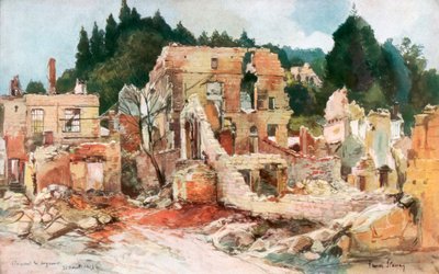 Clermont-en-Argonne, Francia, agosto de 1915, 1926 de Francois Flameng