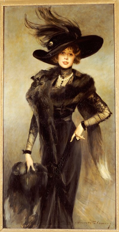 Belleza a la moda de Francois Flameng
