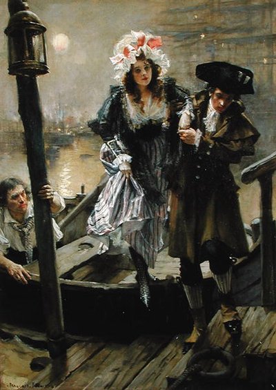 En el Támesis de Francois Flameng