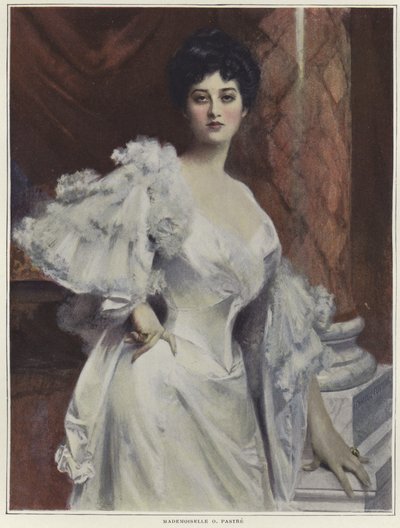 Retrato de Mademoiselle O Pastre de Francois Flameng