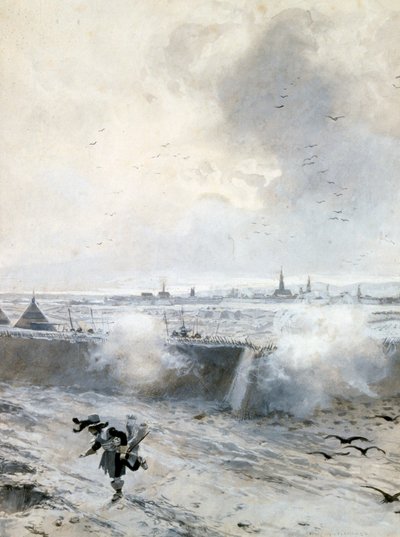 Sitio de Arras, bajo Luis XIII, Guerra de los Treinta Años, 1640 finales del siglo XIX principios del siglo XX de Francois Flameng