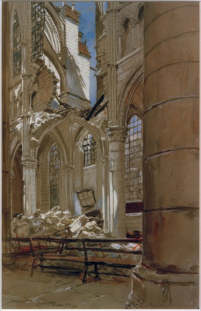 Soissons, 18 de mayo de 1915 de Francois Flameng