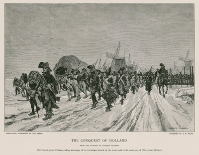 La conquista de Holanda de Francois Flameng