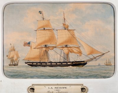 El bergantín Merope de Francois Geoffroy Roux